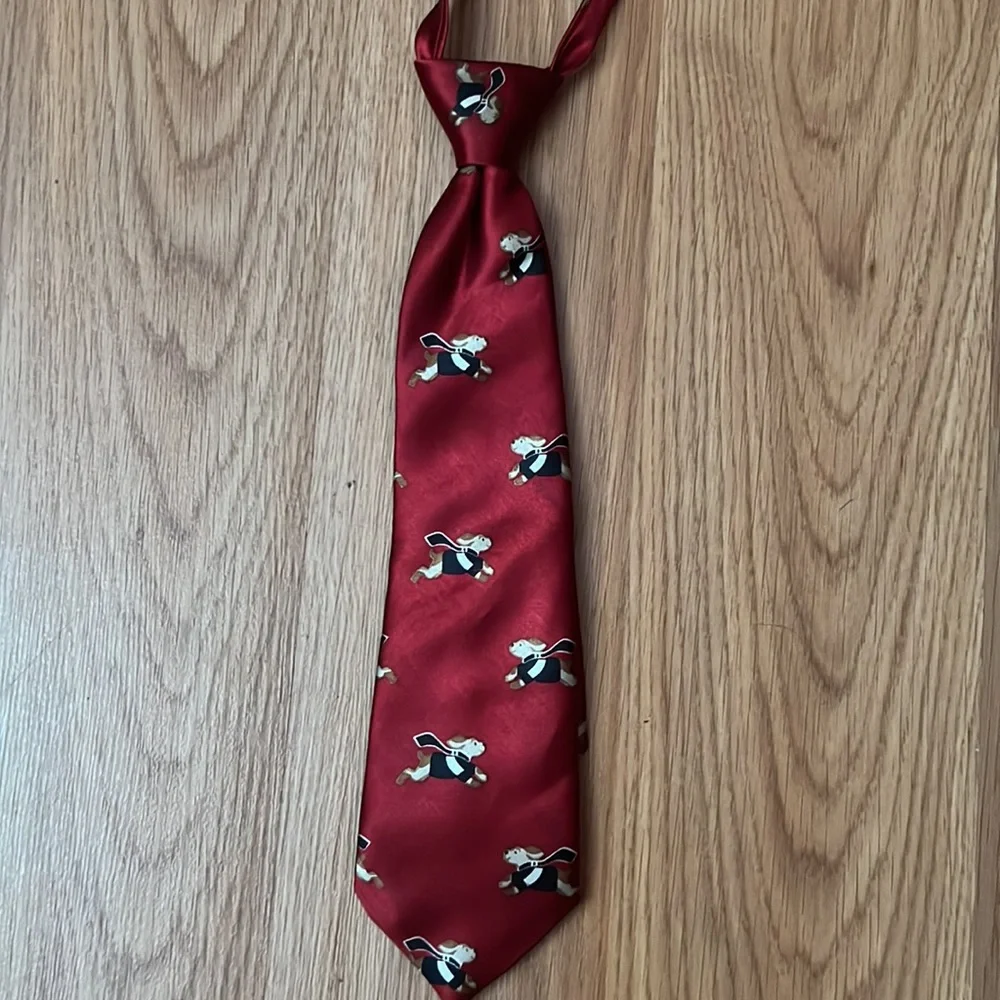 THE CHILDREN PLACE Toddler Boys Red tie with graphic dog
